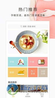 孕期每月食谱