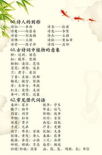 国历代文学常识