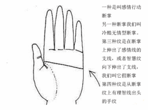 冷酷无情型断掌人命运