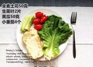 正确的减肥餐食谱