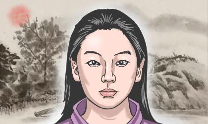 三角形脸的女人命运
